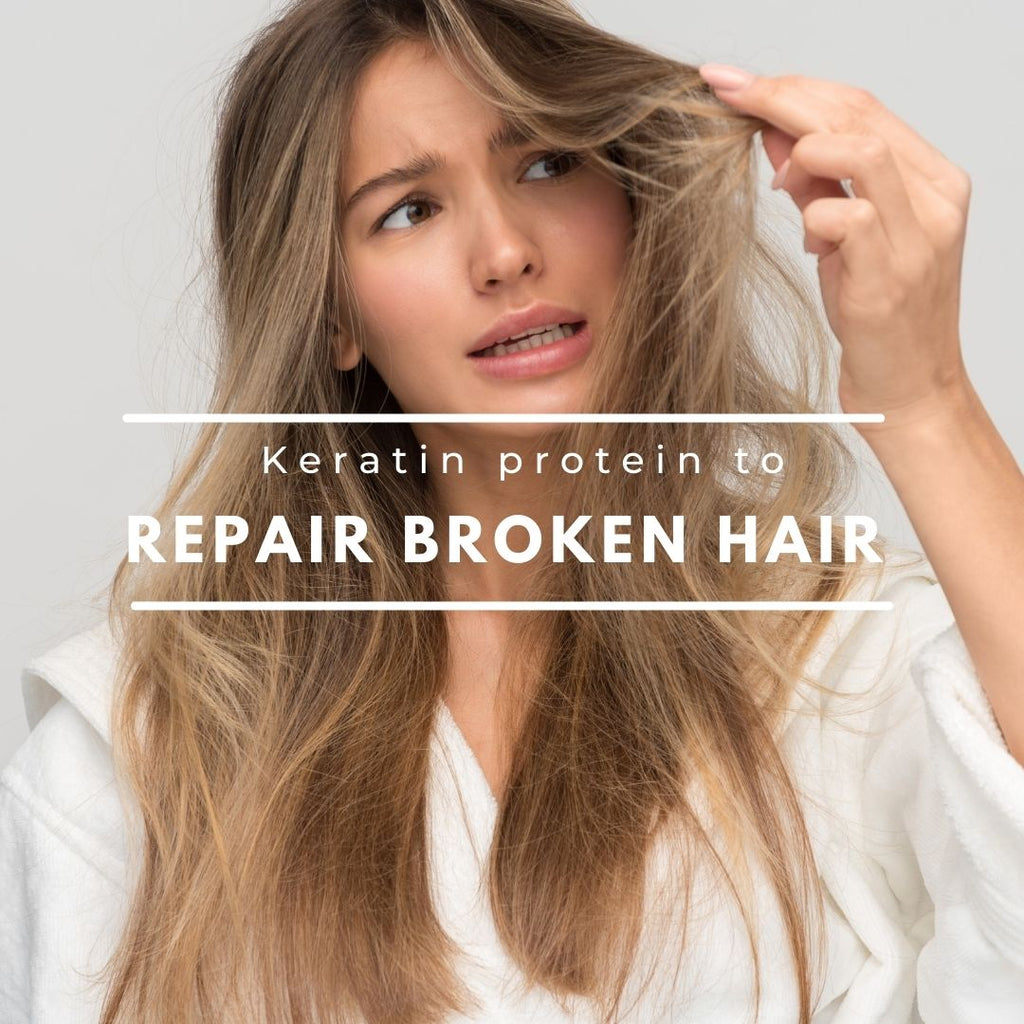 Repairing treatment for damaged hair
