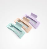 Pastel Coloured Claw Clips - 3 Pack